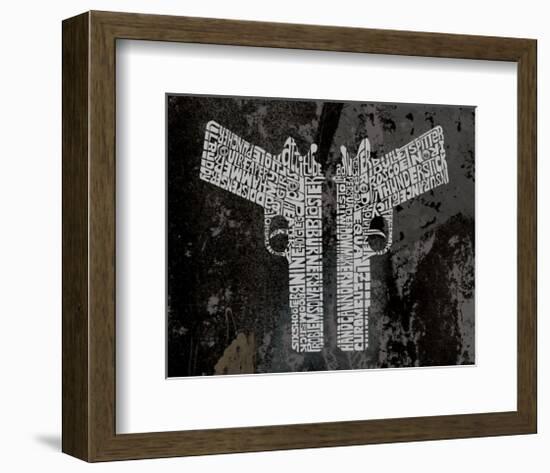 Six Shooter and Hand Cannon-null-Framed Art Print