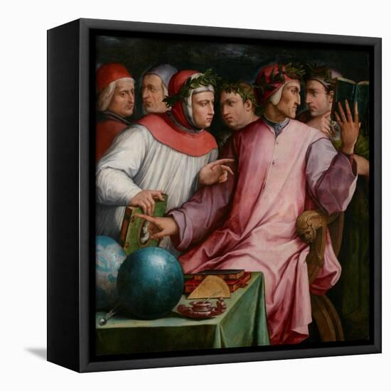 Six Tuscan Poets, 1544-Giorgio Vasari-Framed Premier Image Canvas