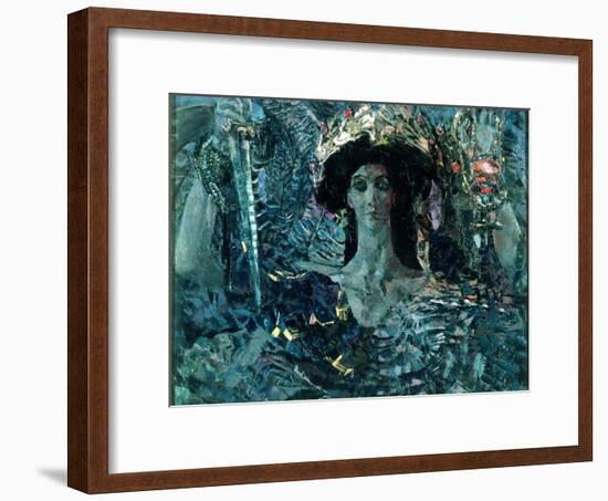 Six-Winged Seraph, 1904-Mikhail Aleksandrovich Vrubel-Framed Giclee Print