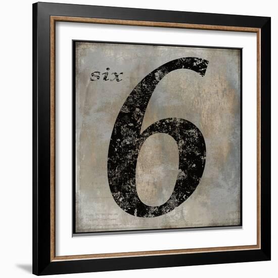 six-Oliver Jeffries-Framed Art Print