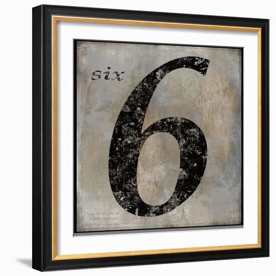 six-Oliver Jeffries-Framed Art Print