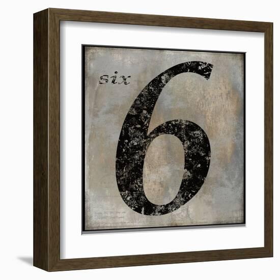 six-Oliver Jeffries-Framed Art Print