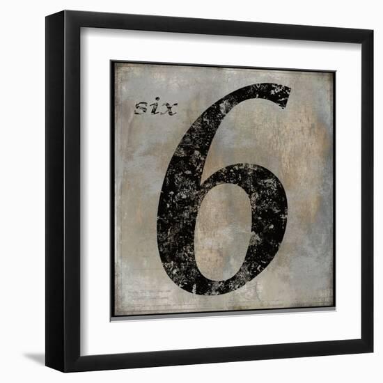 six-Oliver Jeffries-Framed Art Print