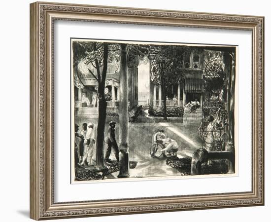 Sixteen East Gay Street, 1923-24-George Wesley Bellows-Framed Giclee Print
