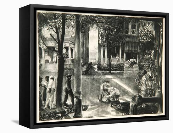 Sixteen East Gay Street, 1923-24-George Wesley Bellows-Framed Premier Image Canvas