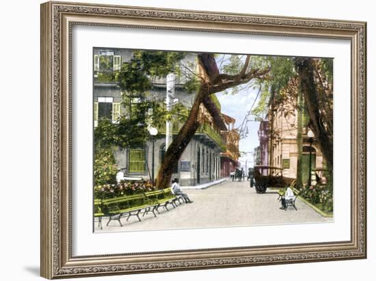 Sixth Street, Panama City, C1900s-null-Framed Giclee Print