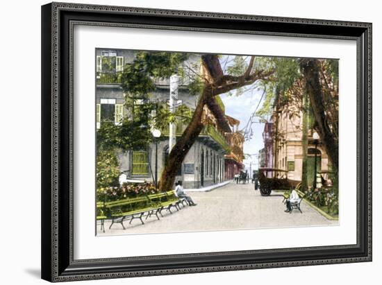 Sixth Street, Panama City, C1900s-null-Framed Giclee Print