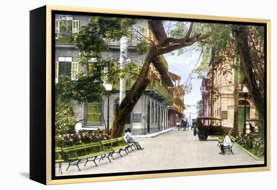 Sixth Street, Panama City, C1900s-null-Framed Premier Image Canvas