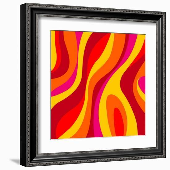 Sixties Design-UltraPop-Framed Art Print