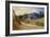 Sizilianische Landschaft bei Abendstimmung-Carl Blechen-Framed Giclee Print