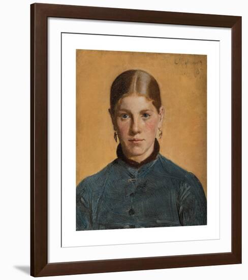 Skagen Girl, 1887-Michael Ancher-Framed Premium Giclee Print