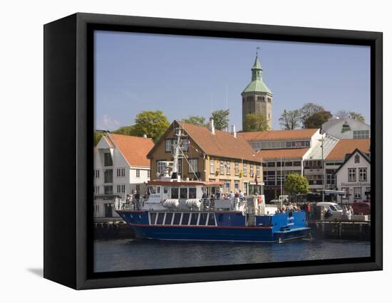 Skagenkaien, Stavanger, Rogaland, Norway, Scandinavia, Europe-Rolf Richardson-Framed Premier Image Canvas