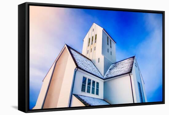 Skalholtskirkja Church, Iceland-null-Framed Stretched Canvas