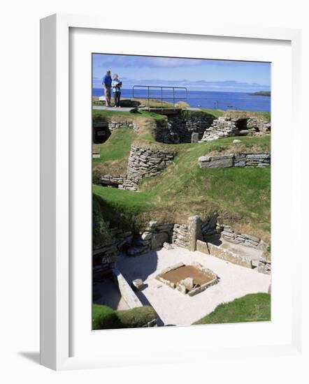 Skara Brae, Mainland, Orkneys, Scotland, United Kingdom-David Lomax-Framed Photographic Print