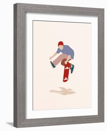 Skate Airwalk-Robert Farkas-Framed Art Print