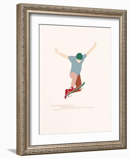 Skate Non-Comply-Robert Farkas-Framed Art Print