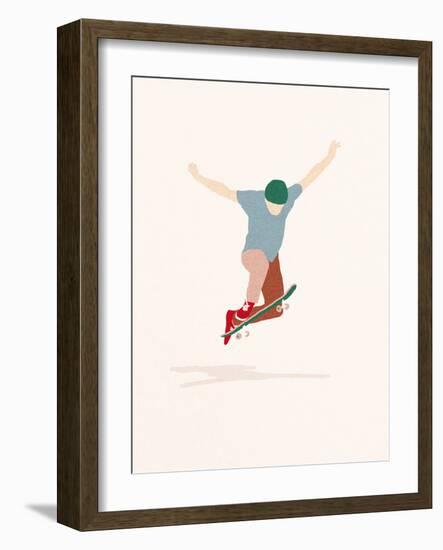 Skate Non-Comply-Robert Farkas-Framed Art Print