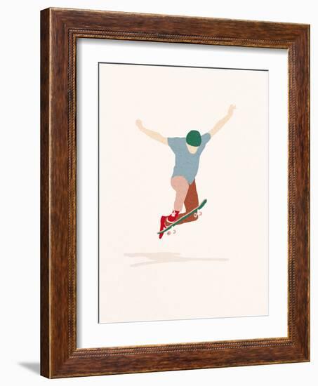 Skate Non-Comply-Robert Farkas-Framed Art Print