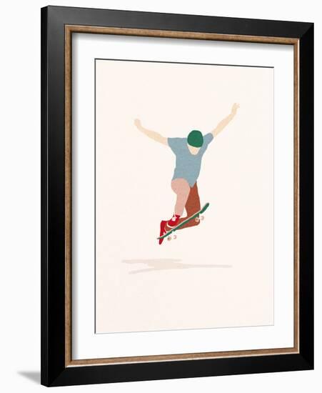 Skate Non-Comply-Robert Farkas-Framed Art Print