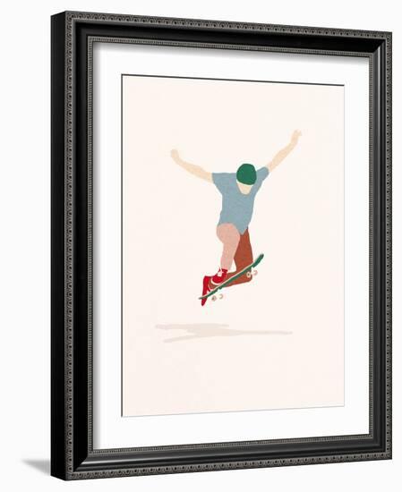 Skate Non-Comply-Robert Farkas-Framed Art Print