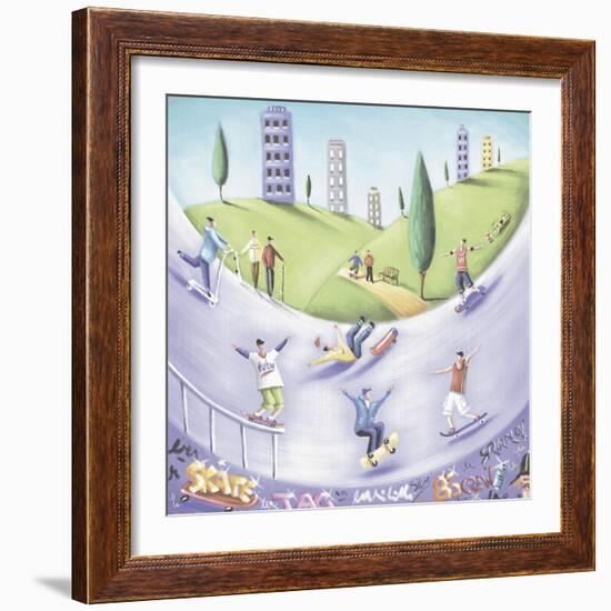 Skate Park-Jo Parry-Framed Giclee Print