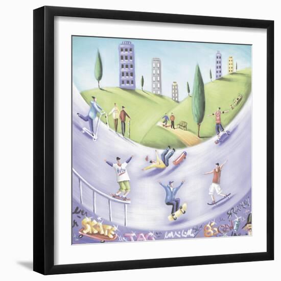 Skate Park-Jo Parry-Framed Giclee Print