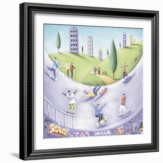 Skate Park-Jo Parry-Framed Giclee Print