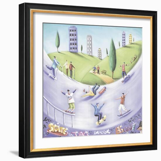 Skate Park-Jo Parry-Framed Giclee Print