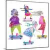 Skateboard Grandmas-Kerstin Stock-Mounted Art Print