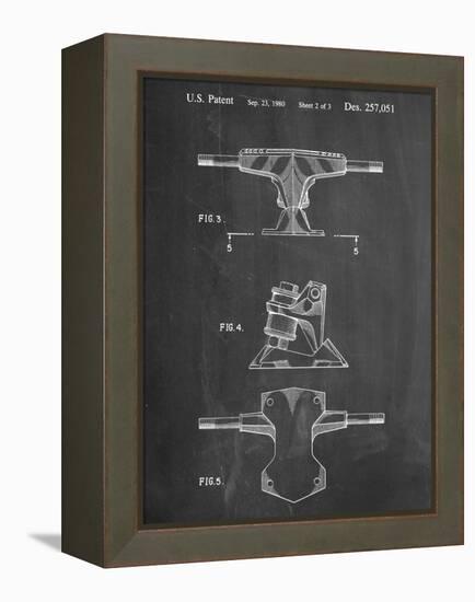 Skateboard Trucks Patent-null-Framed Stretched Canvas