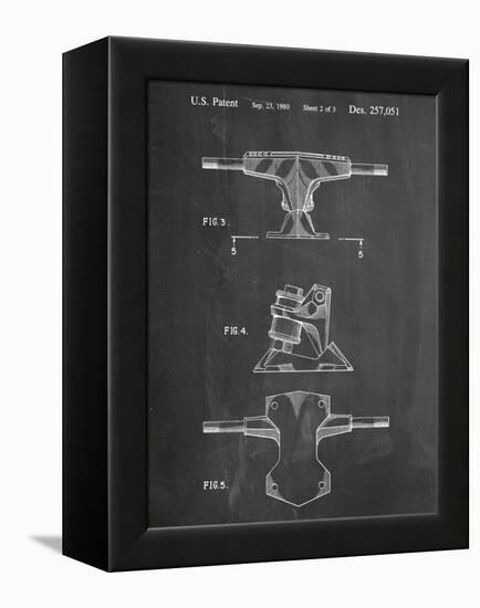 Skateboard Trucks Patent-null-Framed Stretched Canvas