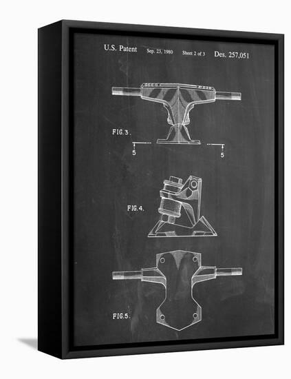 Skateboard Trucks Patent-null-Framed Stretched Canvas