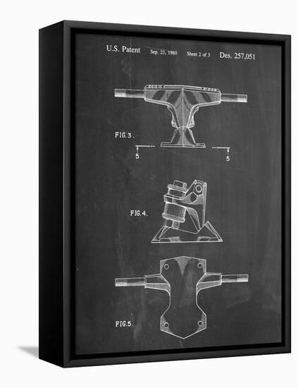 Skateboard Trucks Patent-null-Framed Stretched Canvas