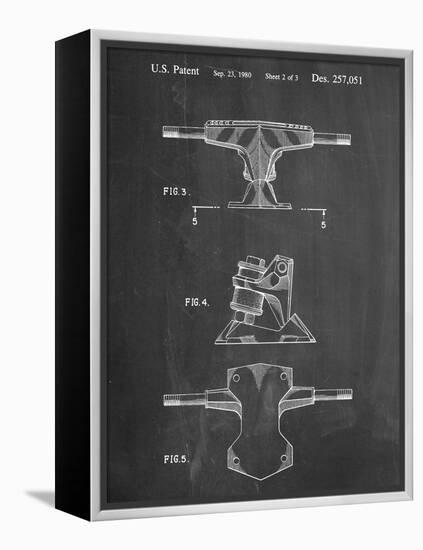 Skateboard Trucks Patent-null-Framed Stretched Canvas