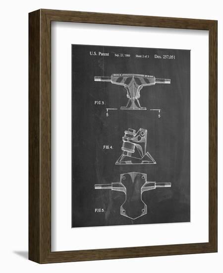 Skateboard Trucks Patent-null-Framed Art Print