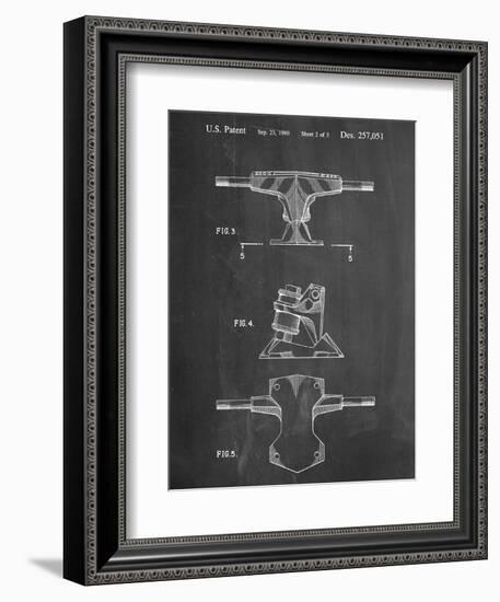 Skateboard Trucks Patent-null-Framed Art Print