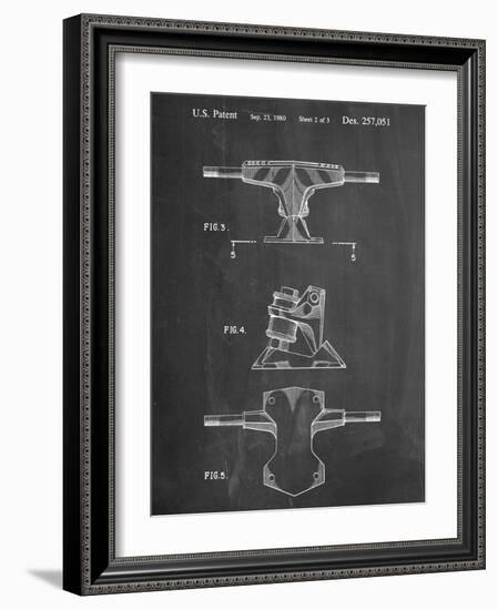 Skateboard Trucks Patent-null-Framed Art Print