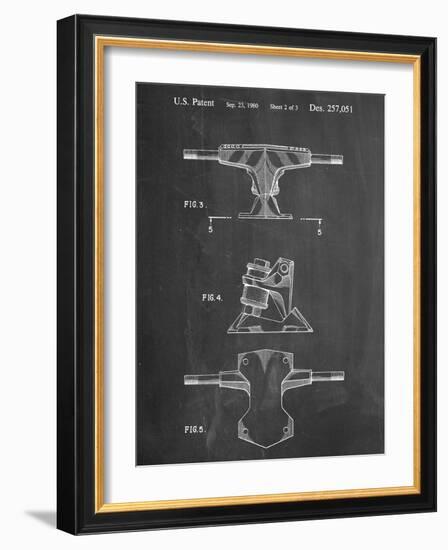 Skateboard Trucks Patent-null-Framed Art Print