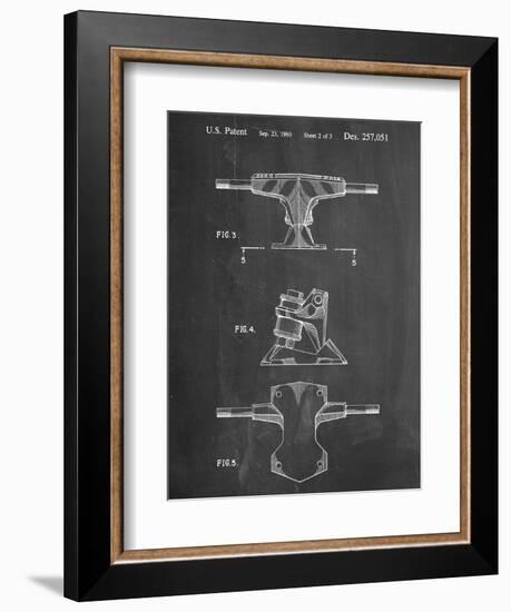 Skateboard Trucks Patent-null-Framed Premium Giclee Print