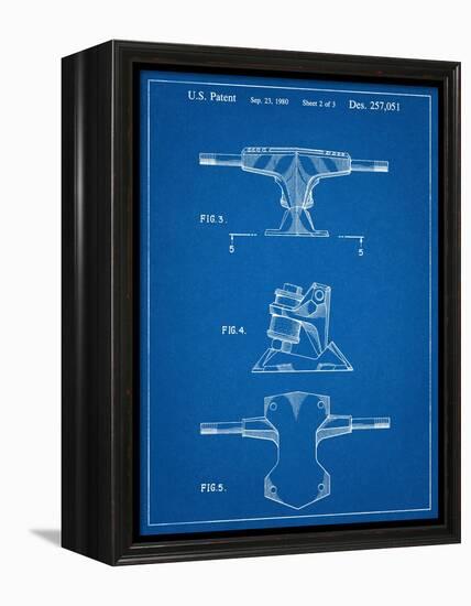 Skateboard Trucks Patent-null-Framed Stretched Canvas