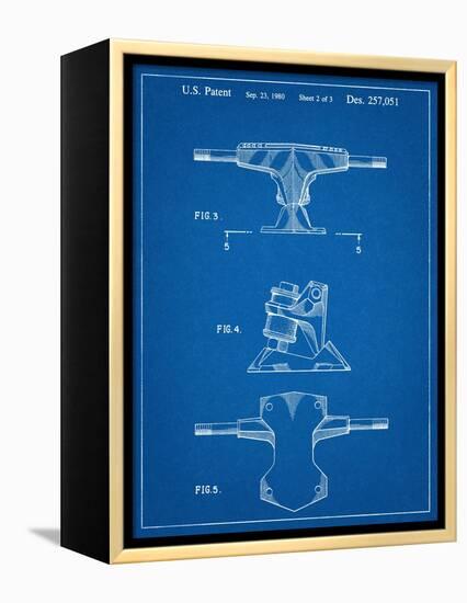 Skateboard Trucks Patent-null-Framed Stretched Canvas