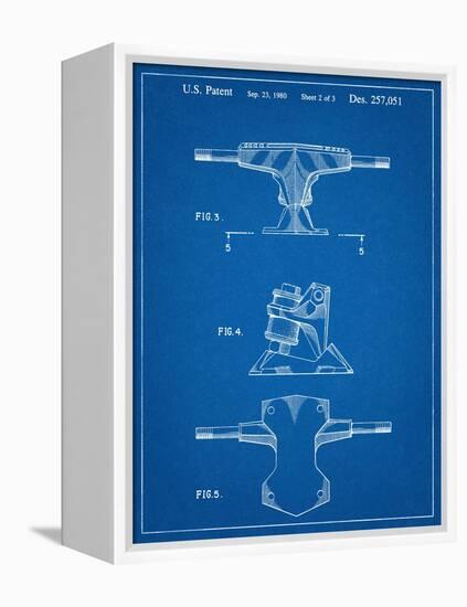 Skateboard Trucks Patent-null-Framed Stretched Canvas