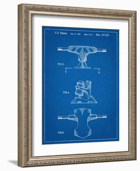 Skateboard Trucks Patent-null-Framed Art Print