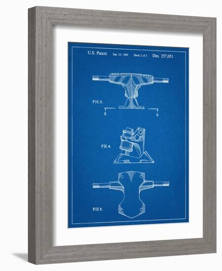 Skateboard Trucks Patent-null-Framed Art Print