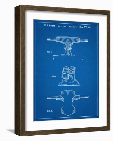 Skateboard Trucks Patent-null-Framed Art Print