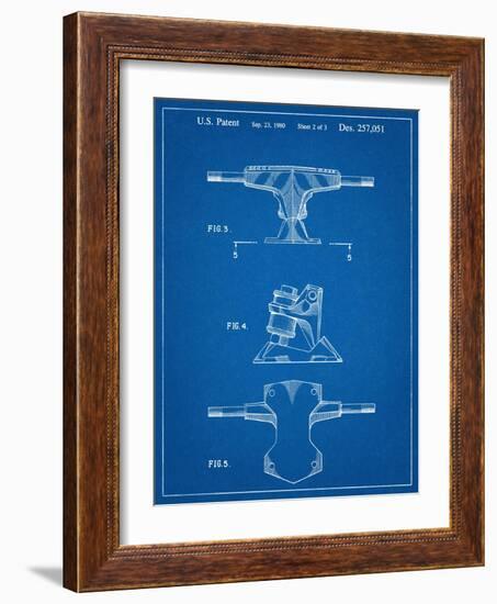 Skateboard Trucks Patent-null-Framed Art Print