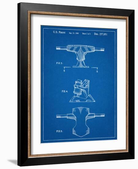 Skateboard Trucks Patent-null-Framed Art Print