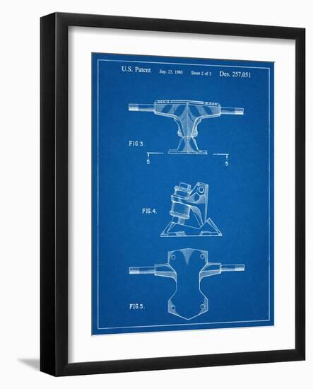 Skateboard Trucks Patent-null-Framed Art Print