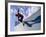 Skateboarder in Action on the Vert-null-Framed Photographic Print