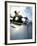 Skateboarder in Action on the Vert-null-Framed Photographic Print